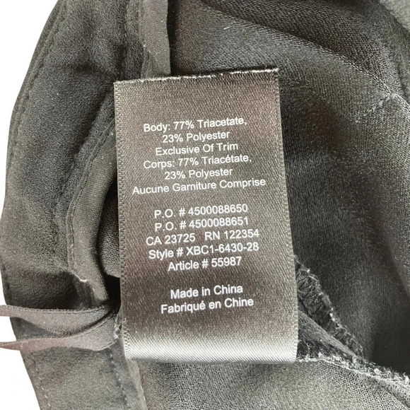 Aritzia- Babaton Lazarus Culottes Cropped Wide Leg Pant  In Black - Size 8 - Picture 7 of 8